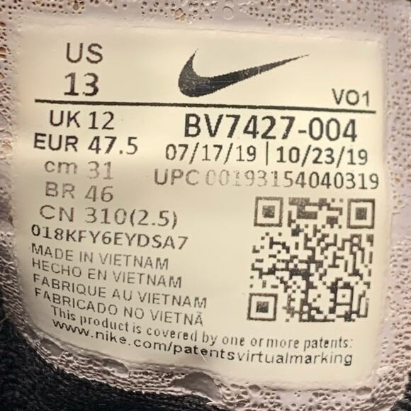 Nike LeBron Witness 4 Black/Opti Yellow Basketball‎ Shoes BV7427-004 Men's Sz13 - Picture 10 of 10